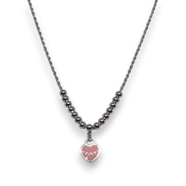 925 Enamel Heart Chain