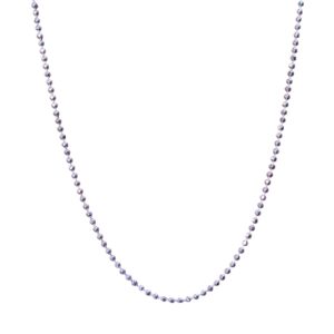 925 Sterling Silver Beaded Chain