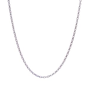 925 Sterling Silver Round Link Chain
