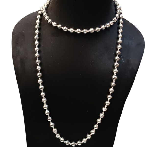 925 Silver Beads Chain - Image 2