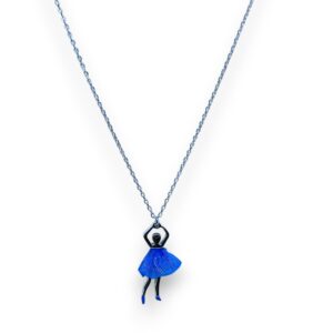 925 Sterling Silver Dancing Doll Chain