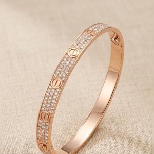 925 Silver Bracelet Rose Gold Cartier