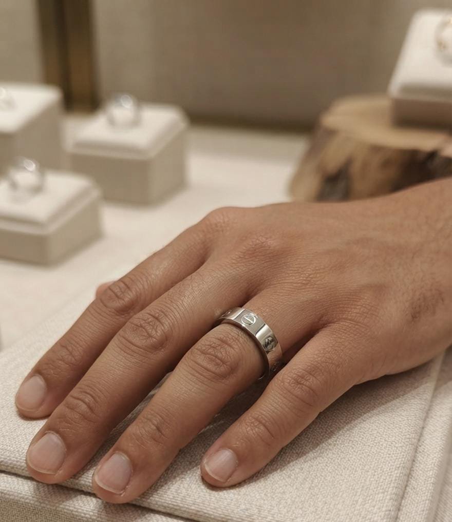 925 Silver Cartier Ring - Image 2