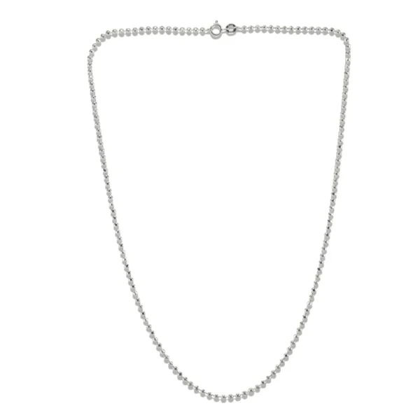 925 Sterling Silver Beaded Chain - Image 2