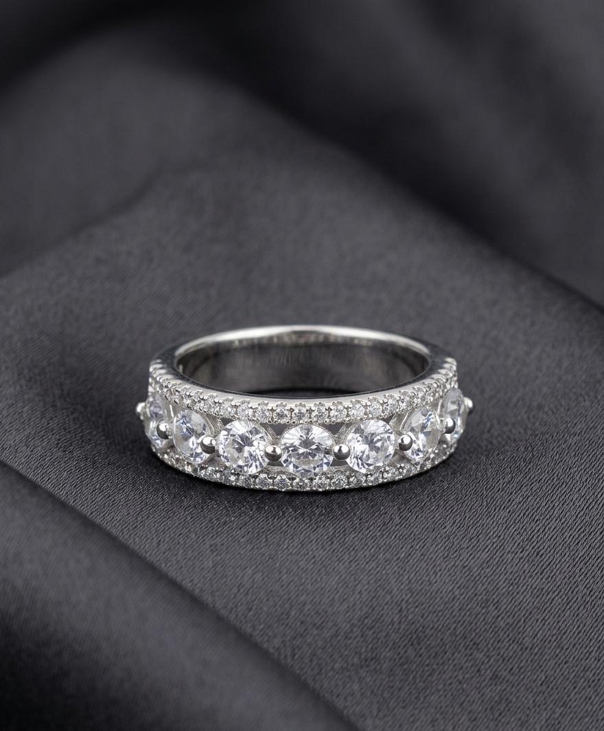 925 Silver Band Ring