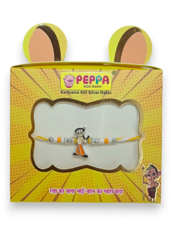 925 Silver Chhota Bheem Rakhi - Image 2