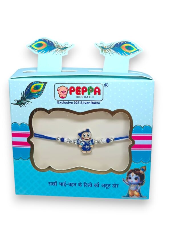 925 Silver Ninja Hattori Rakhi - Image 2