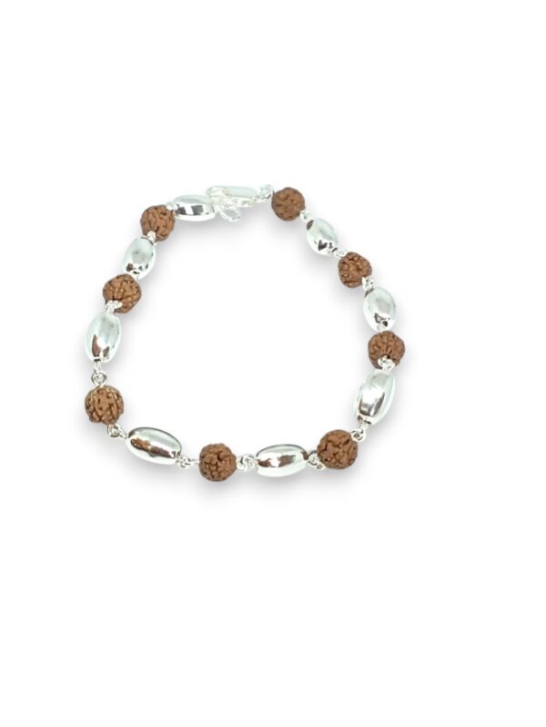 925 Silver Rudraksh Rakhi