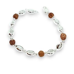 925 Silver Rudraksh Rakhi