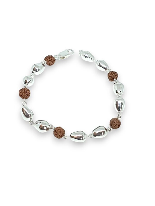 925 Silver Rudraksh Rakhi
