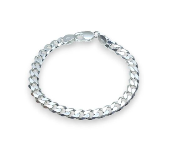 925 Silver Curb Bracelet