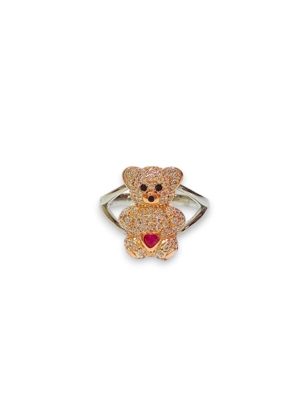 925 Silver Bear Ring