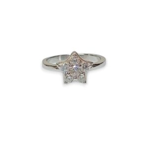 925 Silver Star Ring