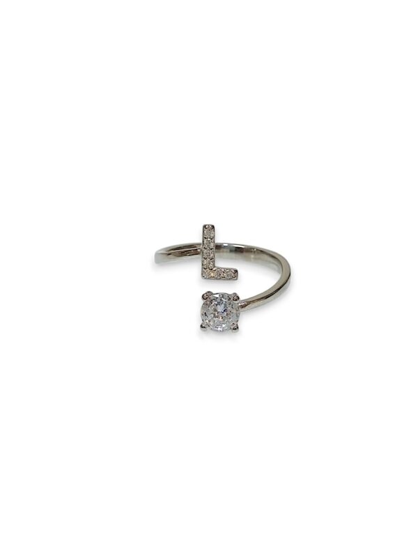 925 Silver Alphabet Ring