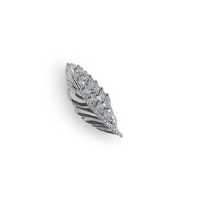 925 Silver Leaf Brooch