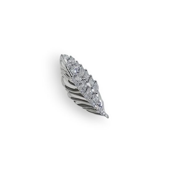925 Silver Leaf Brooch
