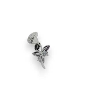 925 Silver Rose Brooch