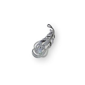 925 Silver Leaf Brooch