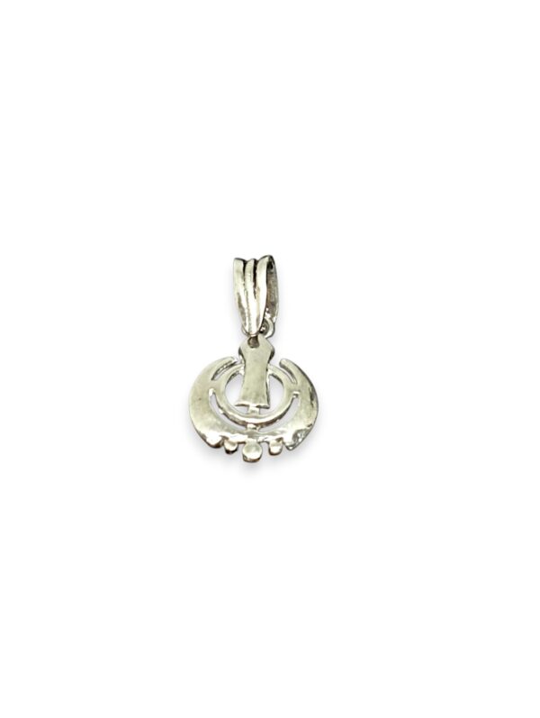 925 Silver Pendent Khanda