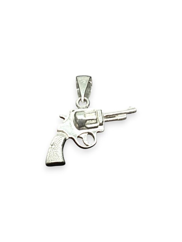 925 Silver Pendent Rivolver Pistol Gun