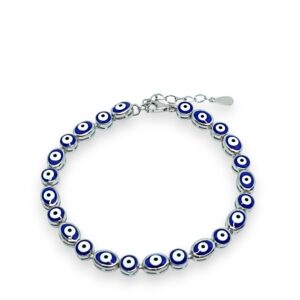 925 Silver Evil Eye Bracelet