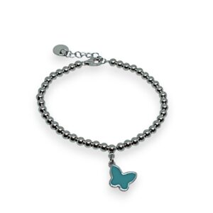925 Silver Bracelet Butterfly Charm