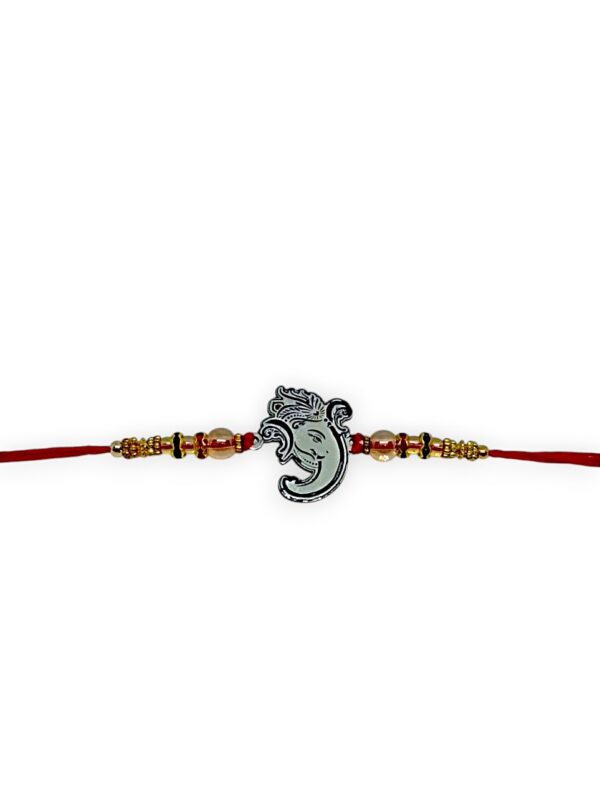 925 Silver Rakhi Ganesha