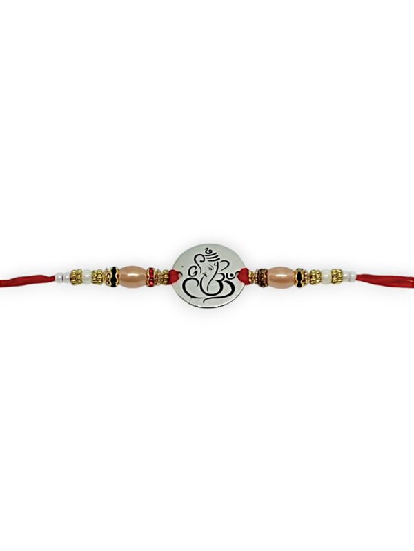 925 Silver Rakhi Ganesha