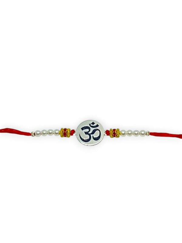 925 Silver Rakhi Om