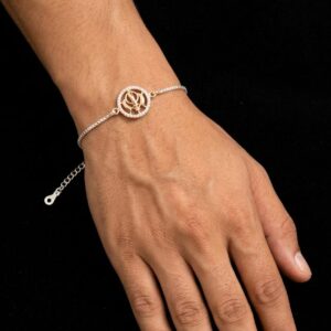 925 Silver Khanda Symbol Rakhi