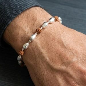 925 Silver Rudraksh Rakhi