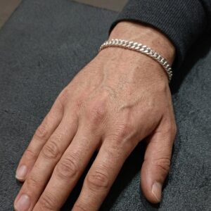925 Silver Curb Bracelet