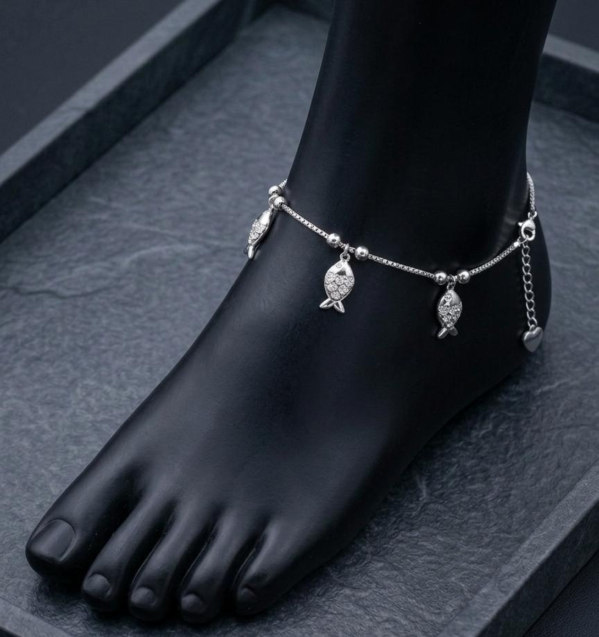 925 Sterling Silver Anklets