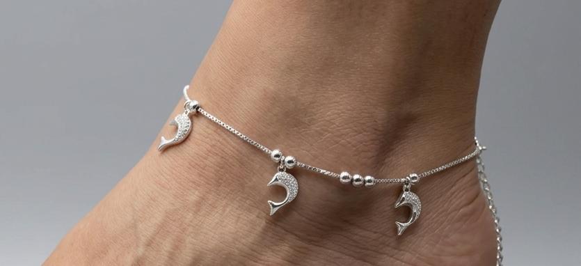 925 Sterling Silver Anklets - Image 2
