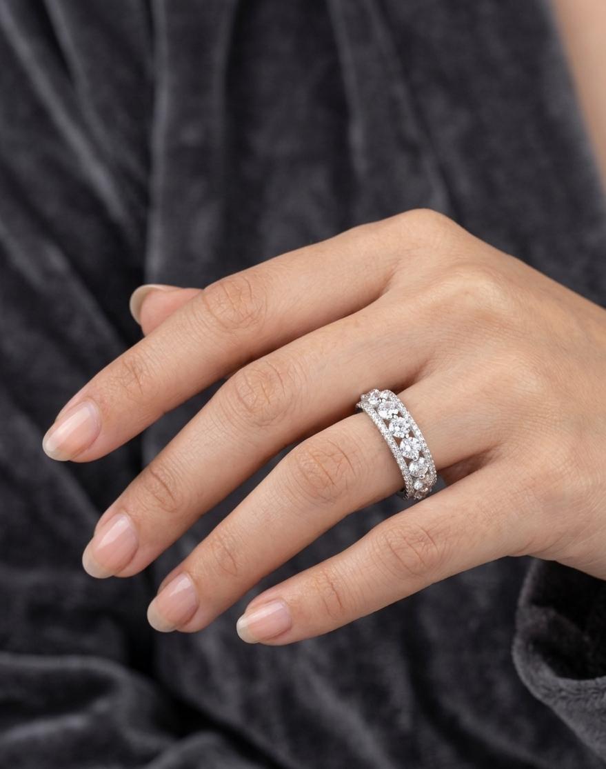 925 Silver Band Ring - Image 2