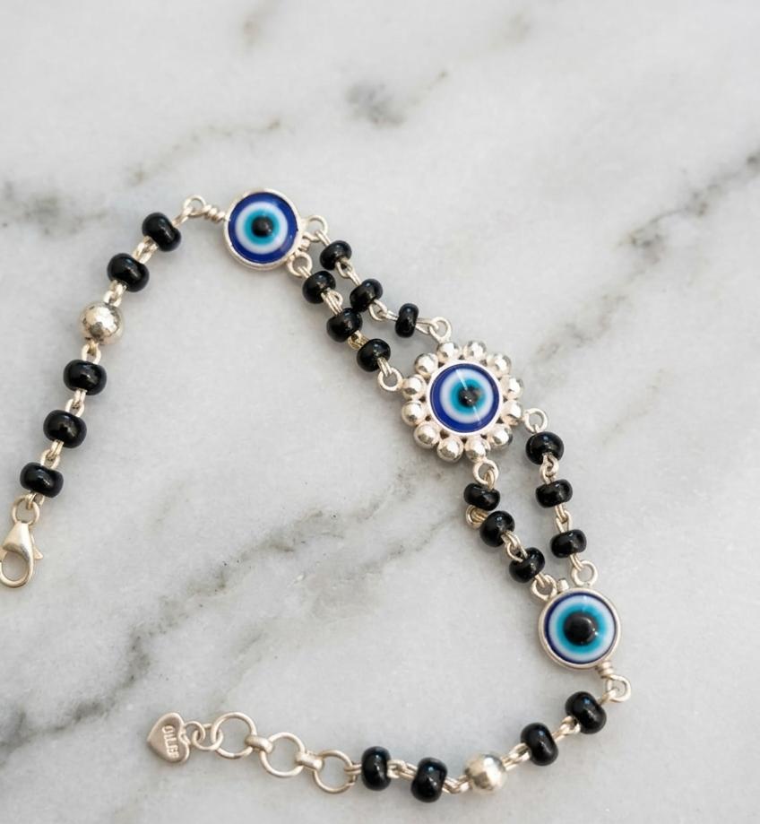925 Silver Bracelet Evil Eye