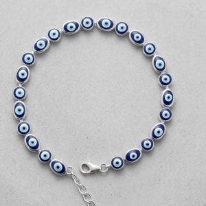 925 Silver Evil Eye Bracelet