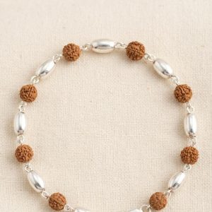 925 Silver Rudraksh Rakhi