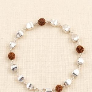 925 Silver Rudraksh Rakhi