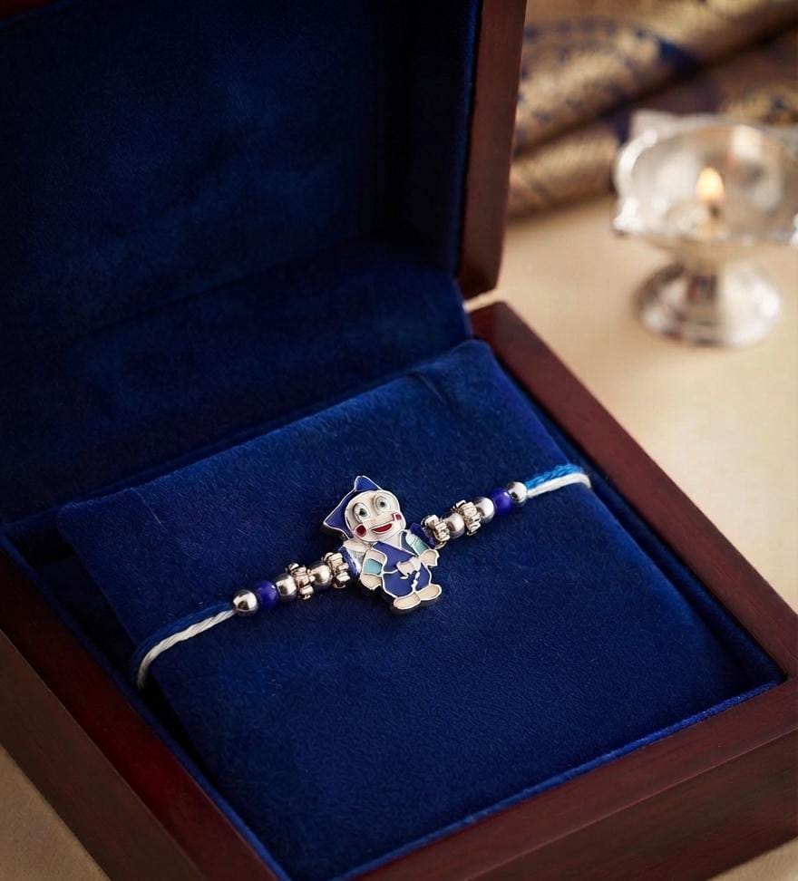 925 Silver Ninja Hattori Rakhi