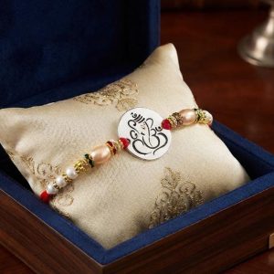 925 Silver Rakhi Ganesha