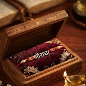 925 Silver Rakhi Shri Radha
