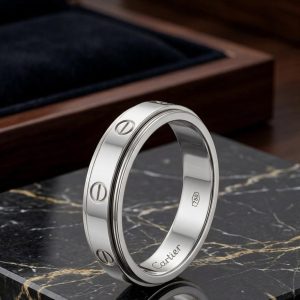 925 Silver Cartier Band Ring