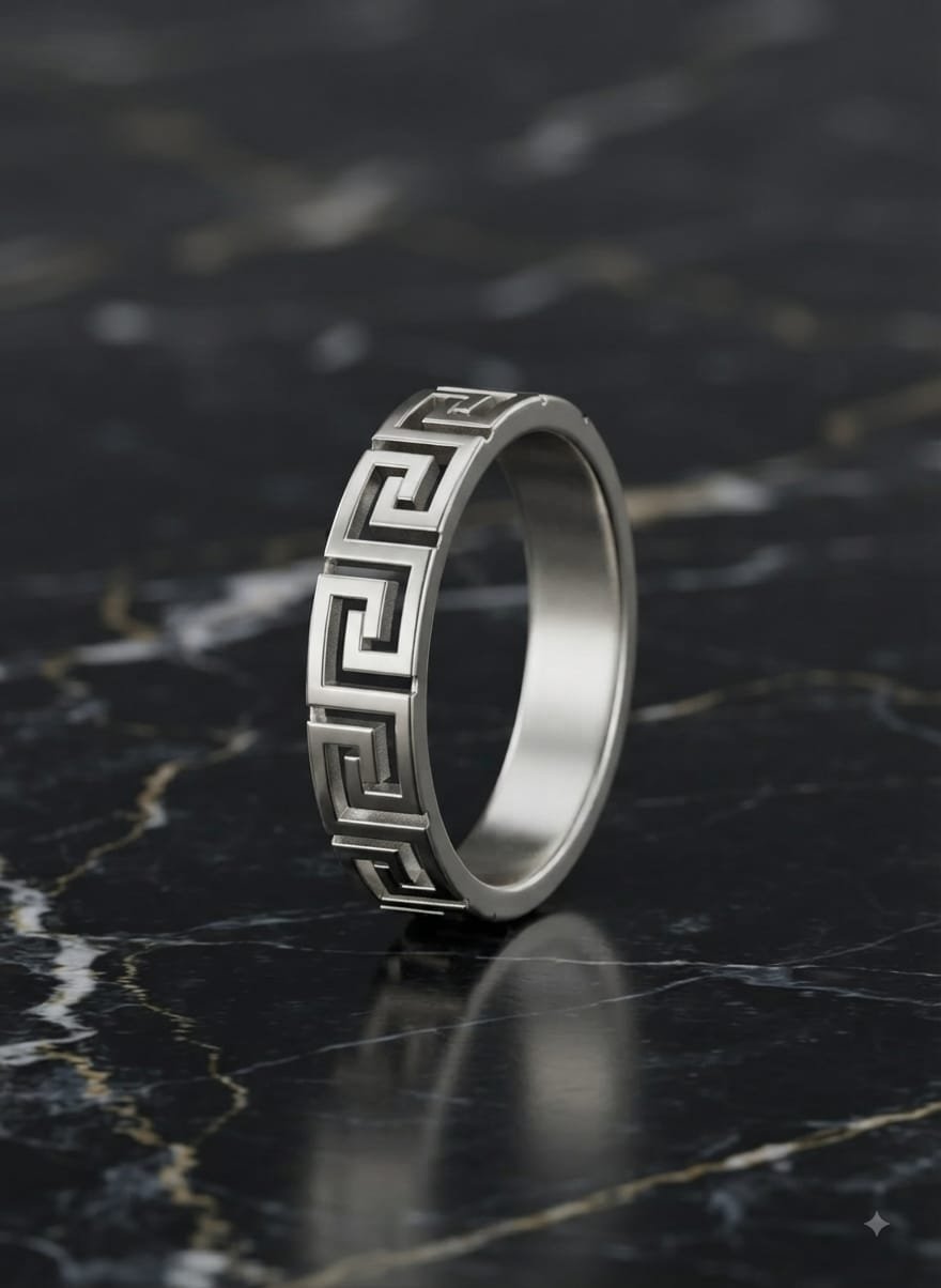 925 Silver Band Ring