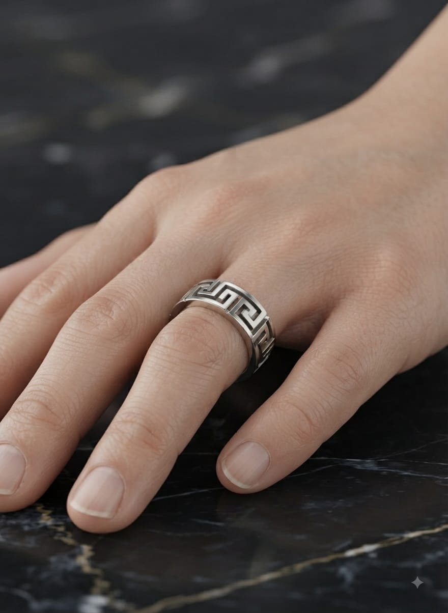 925 Silver Band Ring - Image 2
