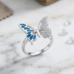 925 Silver Butterfly RING